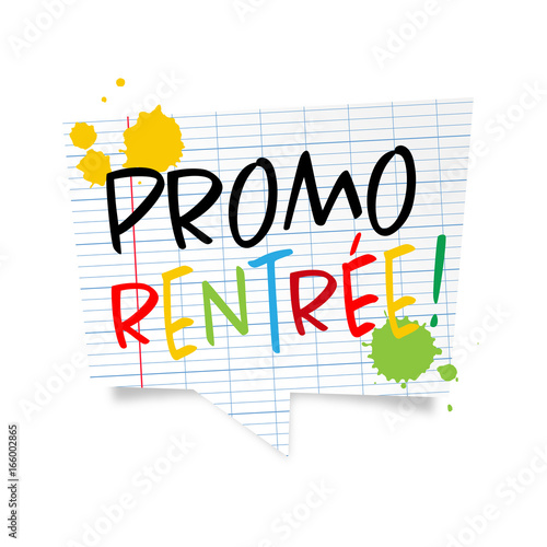 Promo rentrée !