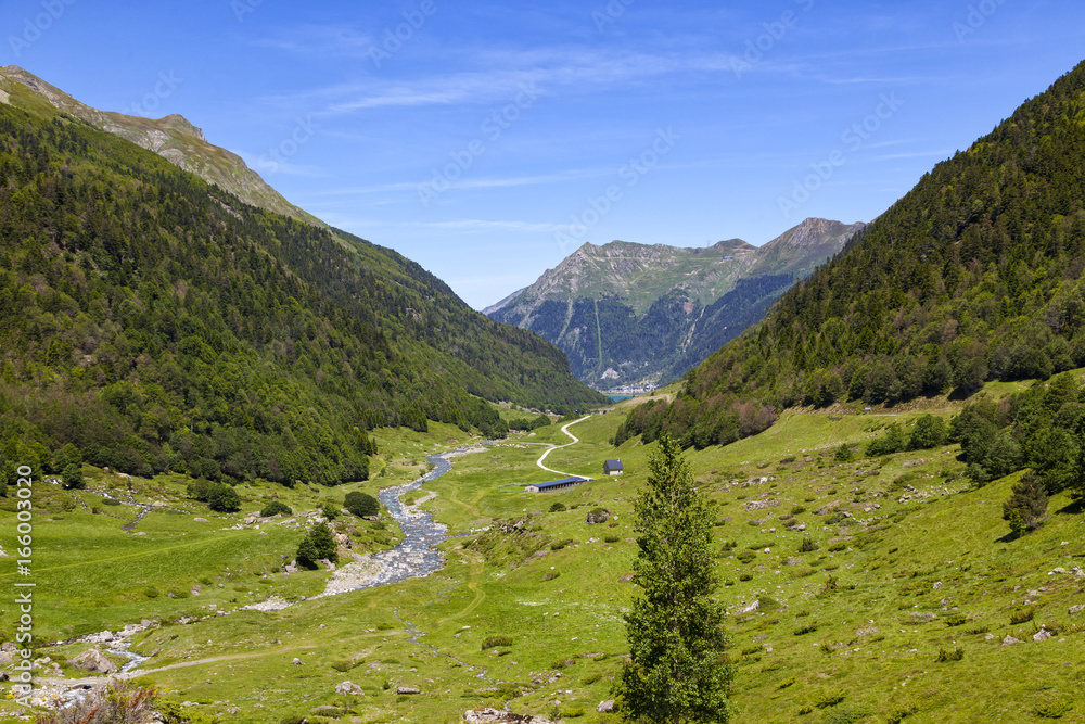 French Pyrenees: Gave de Brousset river, Laruns, France