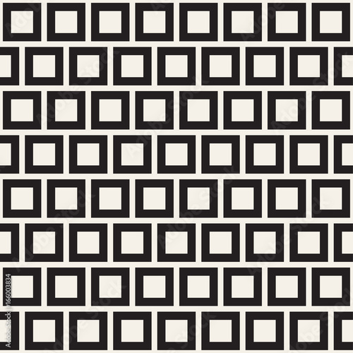 Vector seamless pattern. Modern geometric lattice texture. Repeating background grid