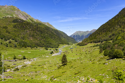 French Pyrenees: Gave de Brousset river, Laruns, France photo