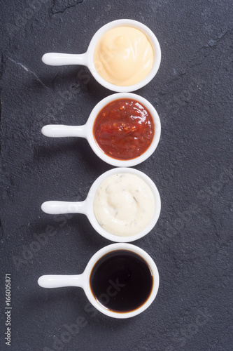 Set of sauces