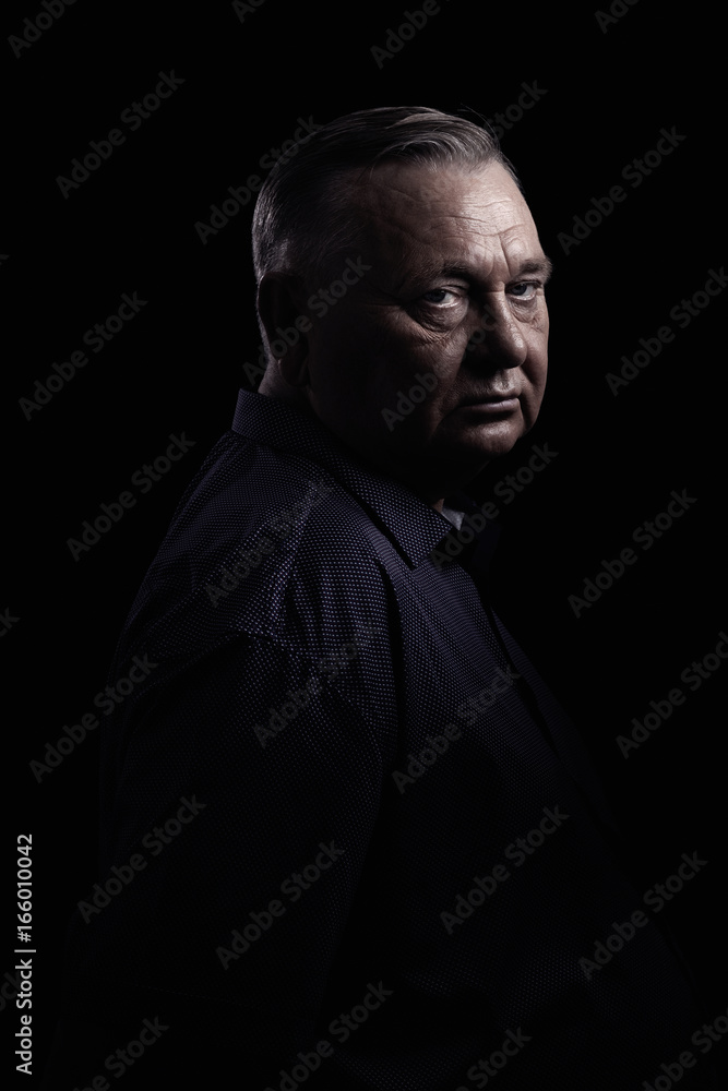 Mature man headshot Mature man headshot