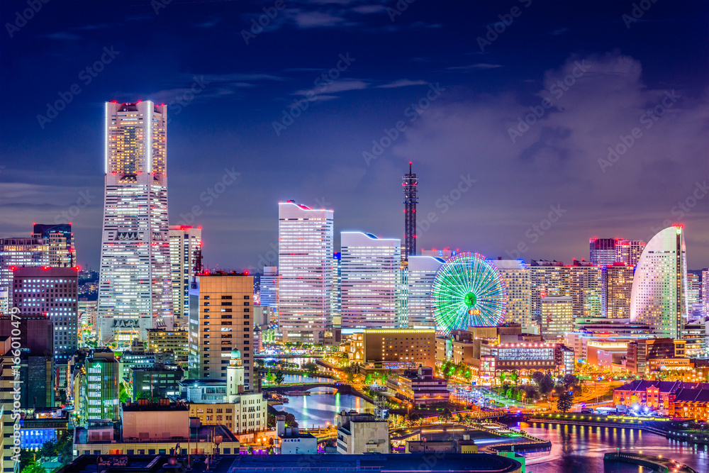 Obraz premium Yokohama Japan Skyline