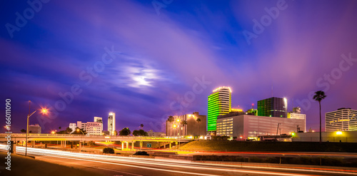 Night scenes around corpus christi texas