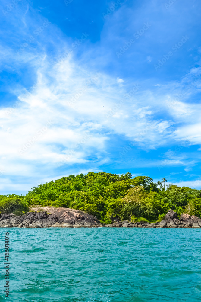 Beautiful and Untouched Little Island near South Goa, India