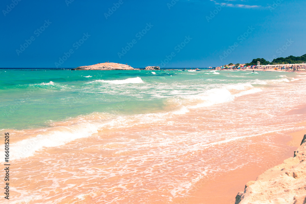 Εκτύπωση καμβά The beach of Costa Rei, Sardinia