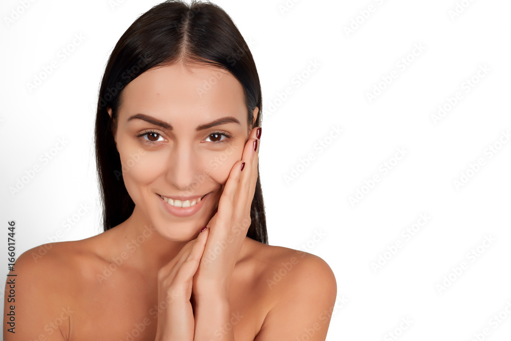 Beautiful brunette woman Beautiful brunette woman