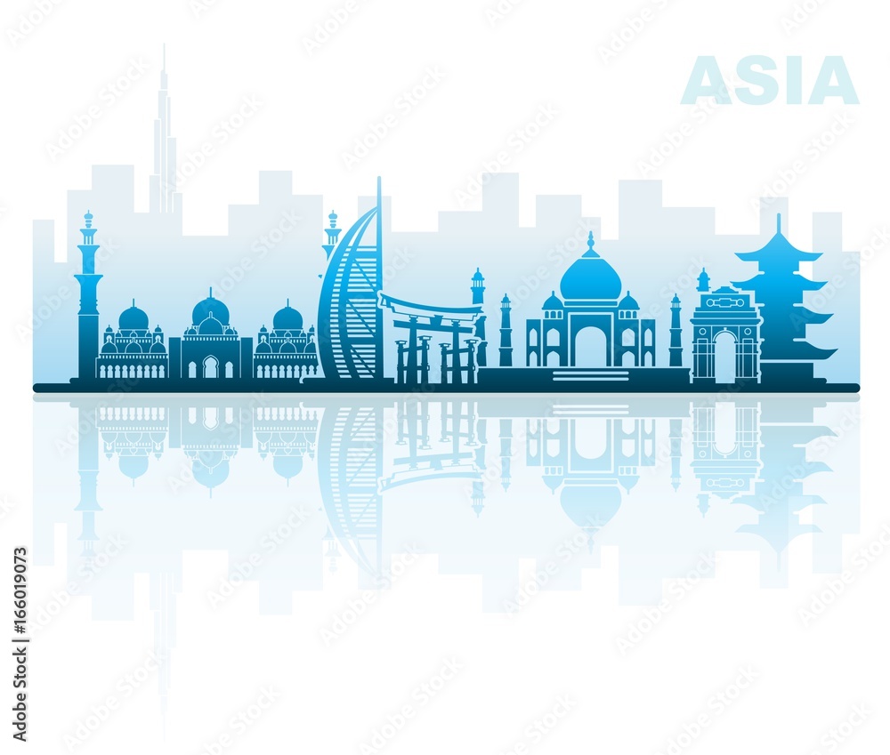 Architectural landmarks of Asia