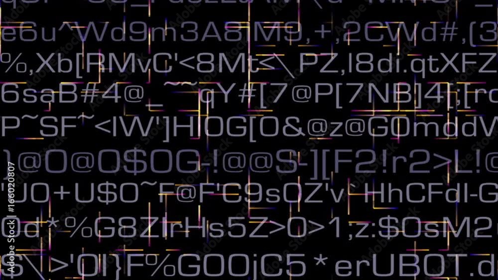 Text and Grids 0101: Futuristic data screen readout (Loop). Text and Grids 0101: Futuristic data screen readout (Loop).