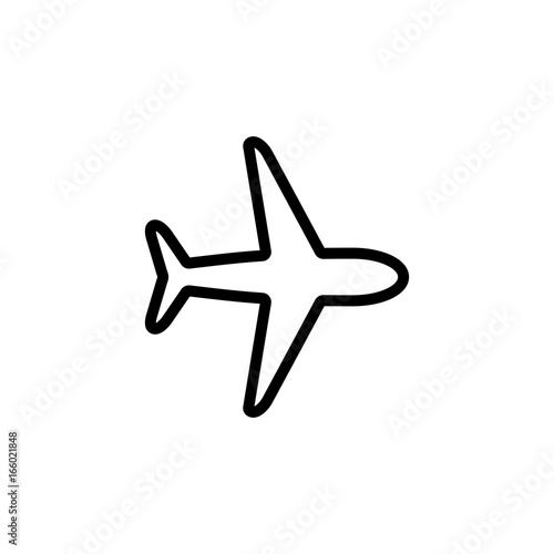 plane airport travel icon