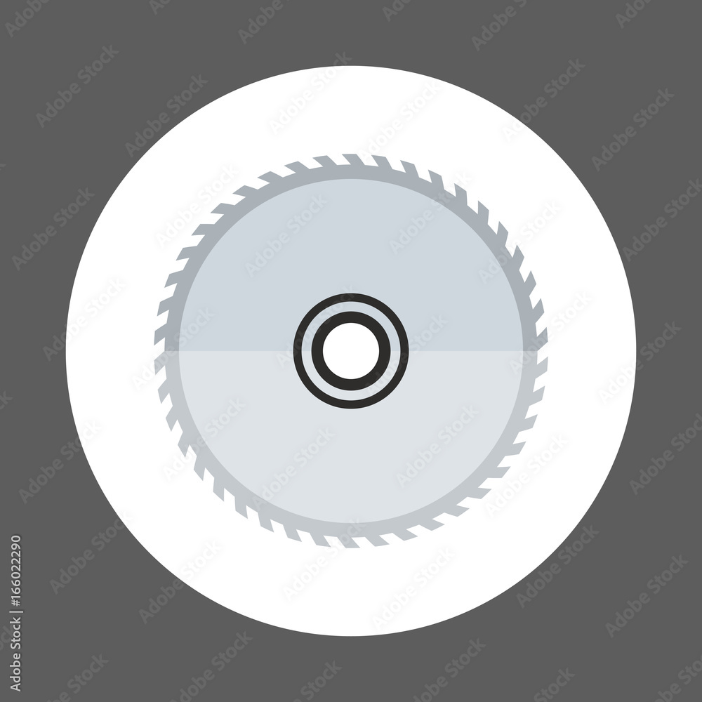 Circular Saw Icon Working Hand Tool Equipment Circular Saw Icon Working Hand Tool Equipment