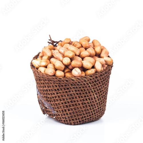 ground nut or peanut on background