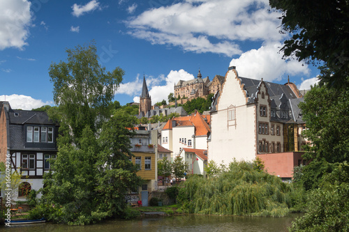 Castle of Marburg above the river Lahn
