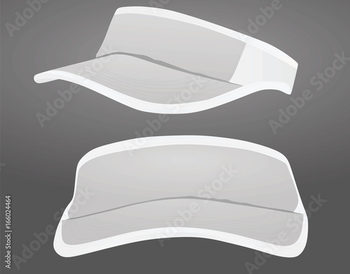 Visor cap. vector illustration