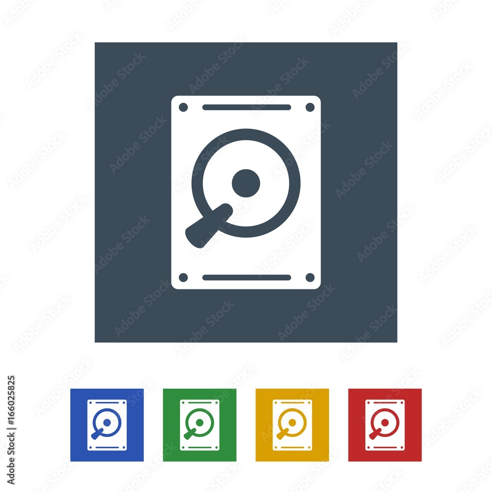 Internal hard drive Icon Isolated on White Background.vector illustration icon Internal hard drive Icon Isolated on White Background.vector illustration icon