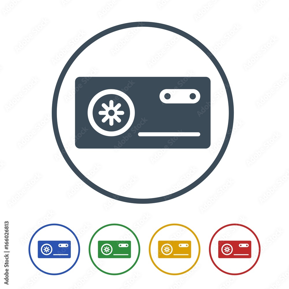Power supply unit Icon Isolated on White Background.vector illustration icon Power supply unit Icon Isolated on White Background.vector illustration icon