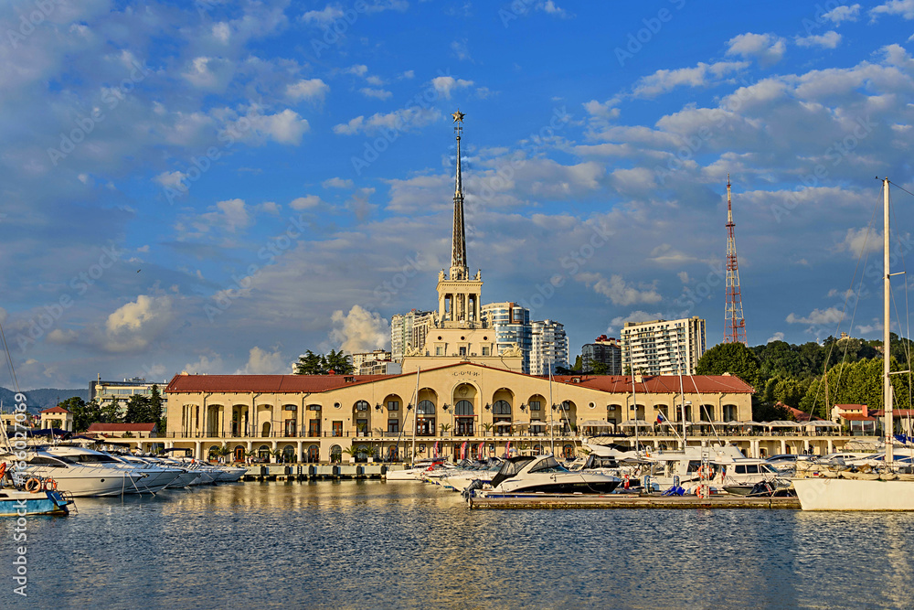 Obraz premium Sochi sea port