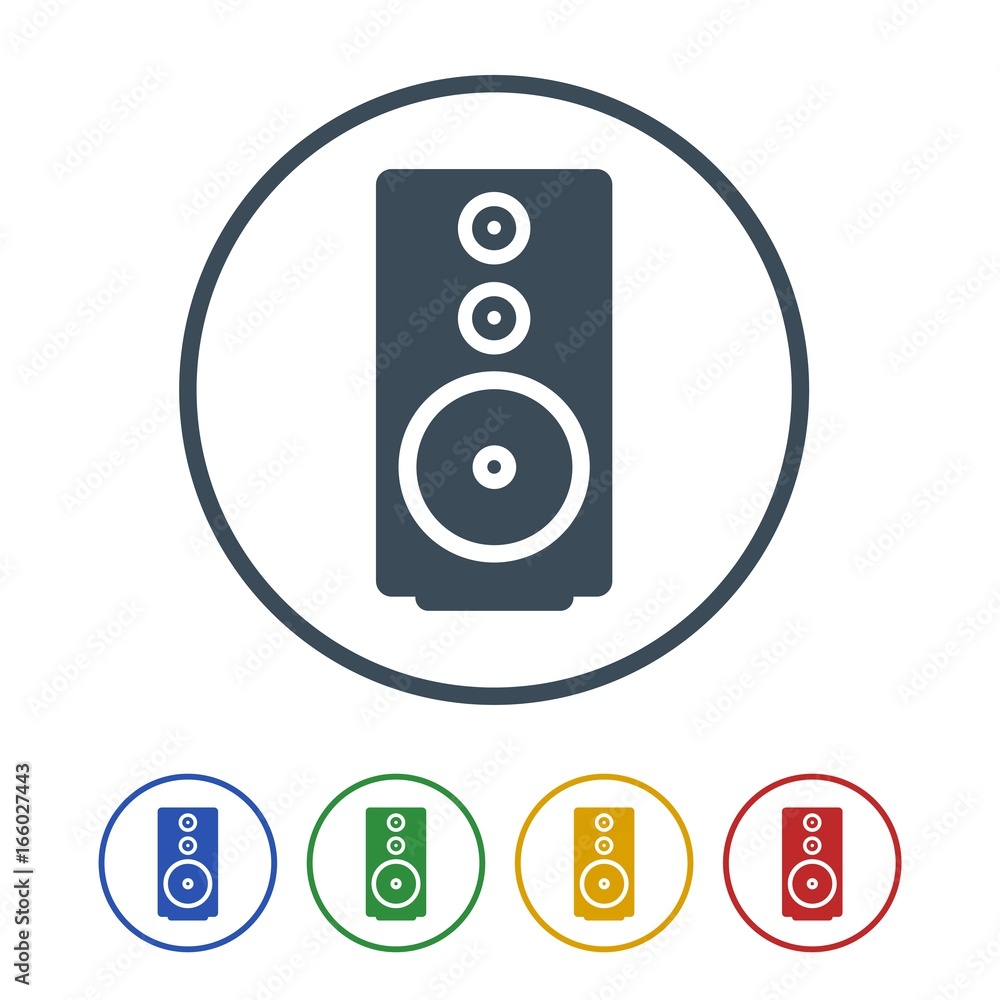 Speaker Icon Isolated on White Background.vector illustration icon Speaker Icon Isolated on White Background.vector illustration icon