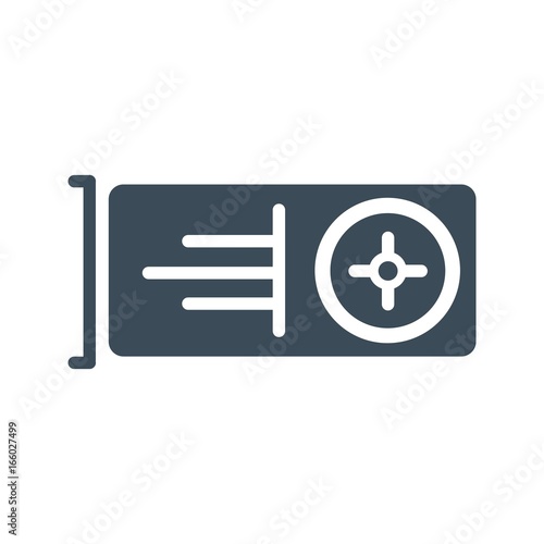 tv tuner card Icon Isolated on White Background.vector illustration icon