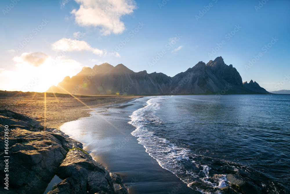 Island Stokksnes Sonnenaufgang