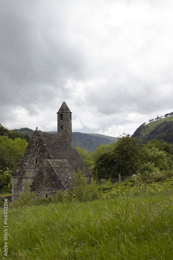 Monastery Glendalough in Ireland Monastery Glendalough in Ireland
