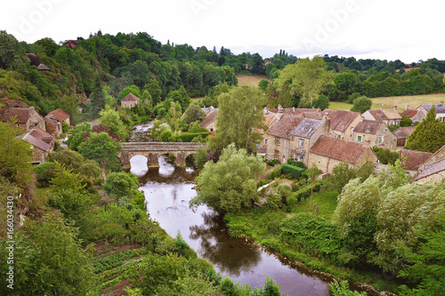 village de Saint-C  neri-Le-Gerei  Normandie  France