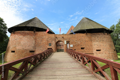 The gothic castle in Miedzyrzecz, built by Casimir the Great, the king of Poland, in 14th century