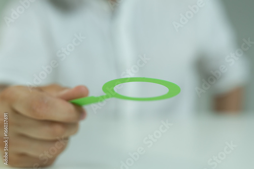 magnifying