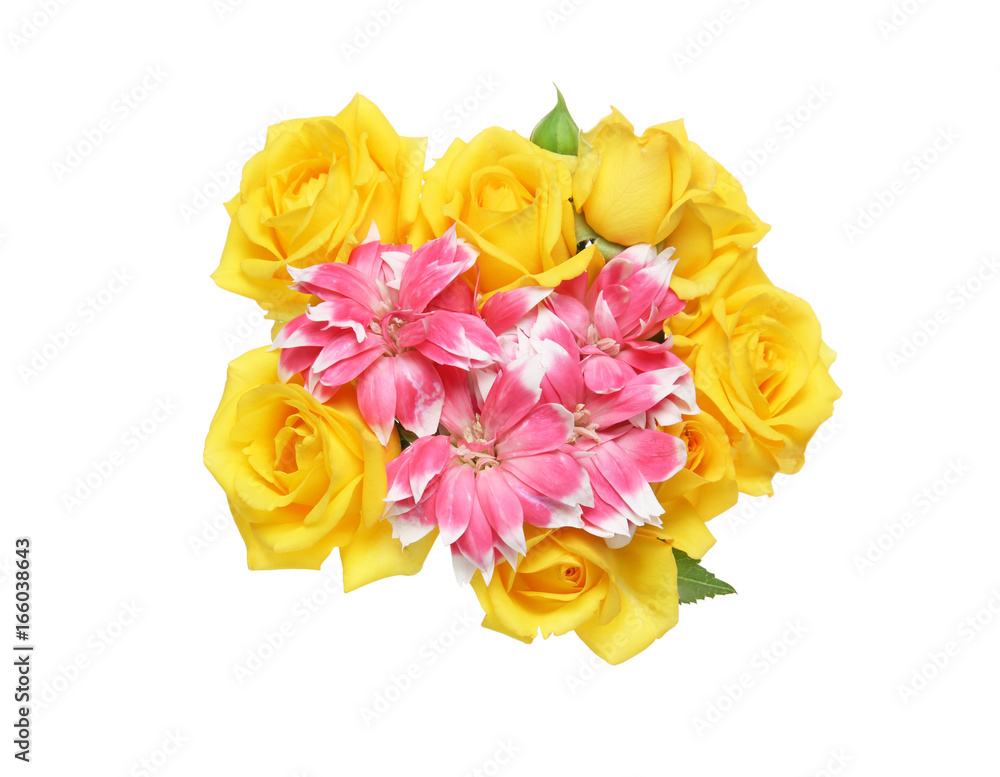 薔薇とカーネーションの花束 薔薇とカーネーションの花束