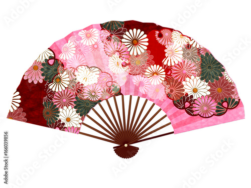 菊　文様　年賀状　アイコン