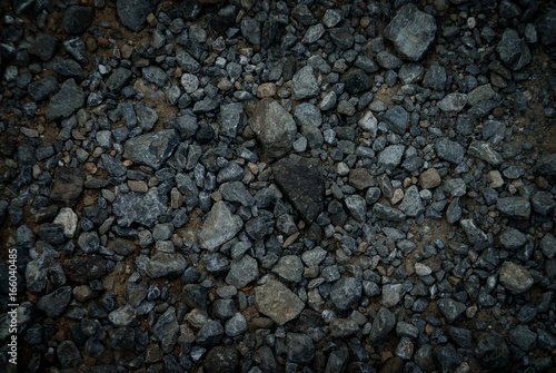 gravel and pebbles closeup for background