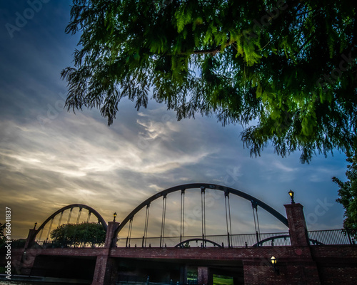 Bridge At Sundown © Tim Barnes
