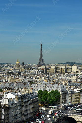 Fototapeta Naklejka Na Ścianę i Meble -  Paris, France Skyline