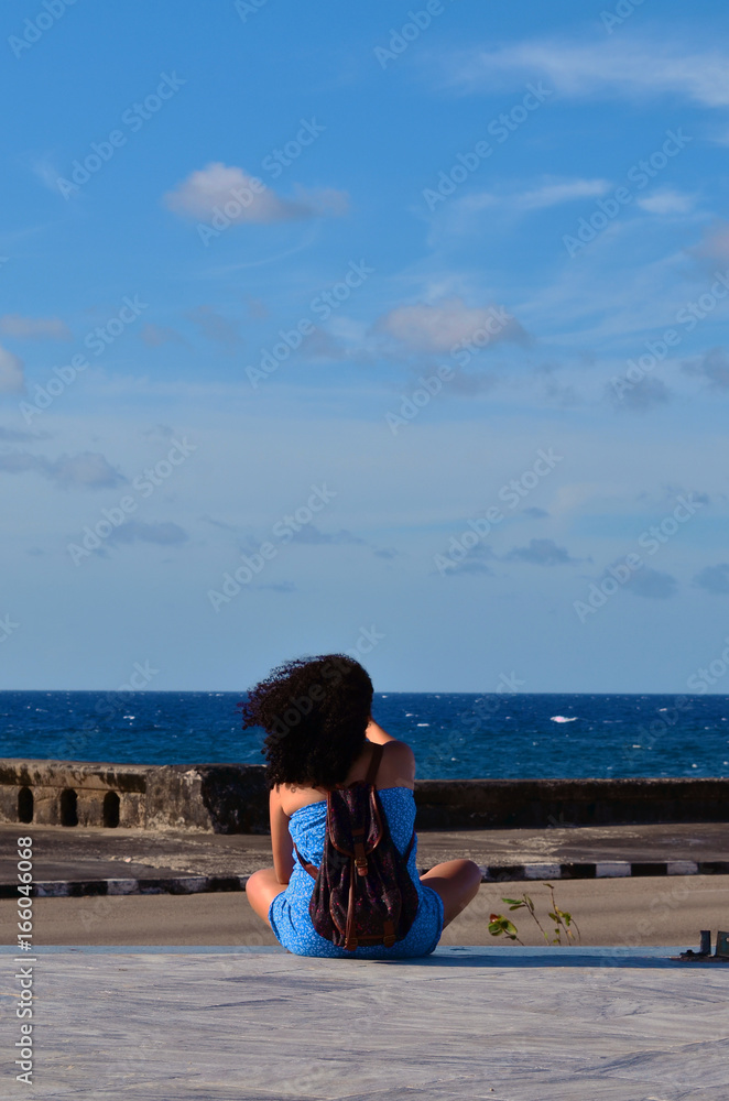 Woman and the see Woman and the see