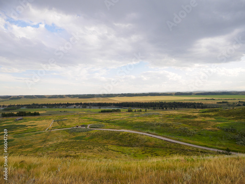 The pathways and beautiful land of Glenbow Ranch in Alberta