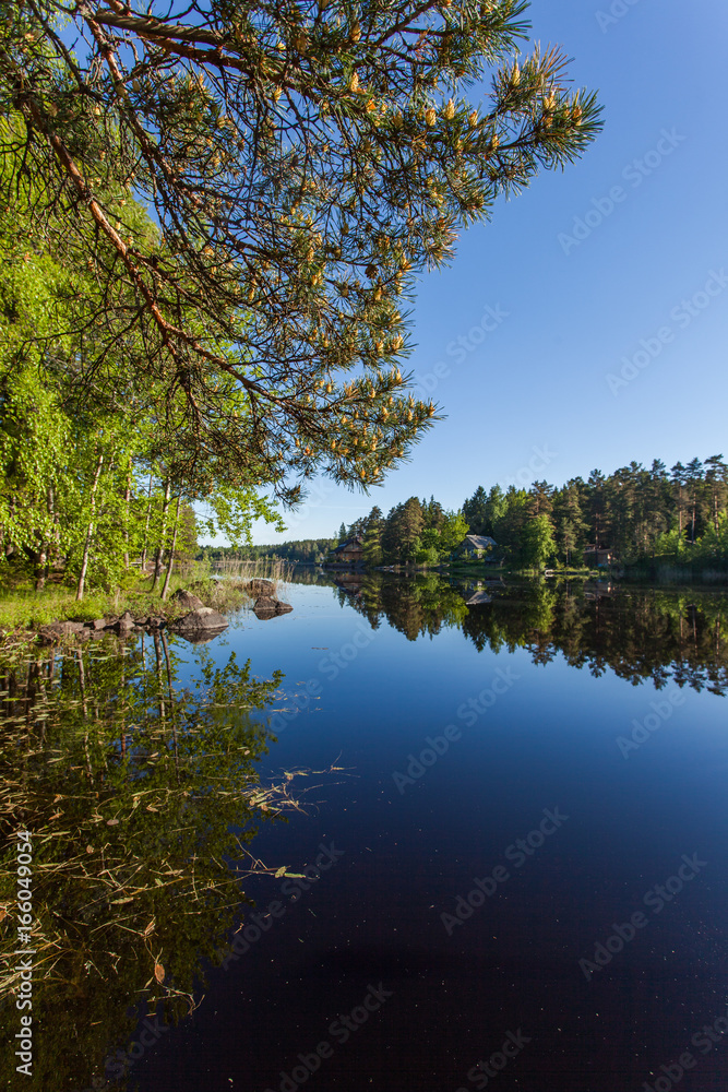 View of the Lake of Karelia 