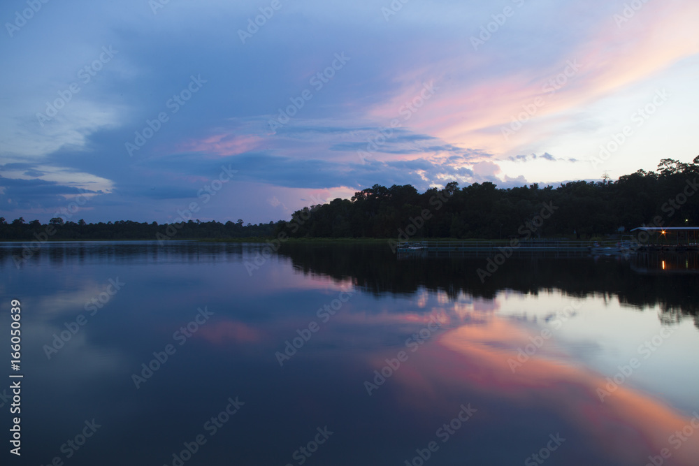 Sunset at Grassy Pond Recreation Area