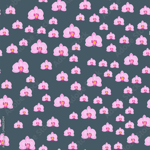 Beautiful tropical flower seamless pattern design summer plants colorful decoration nature design floral drawing leaf blossom vector illustration.
