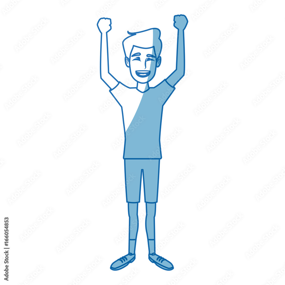 young man standing gesturing character person image young man standing gesturing character person image