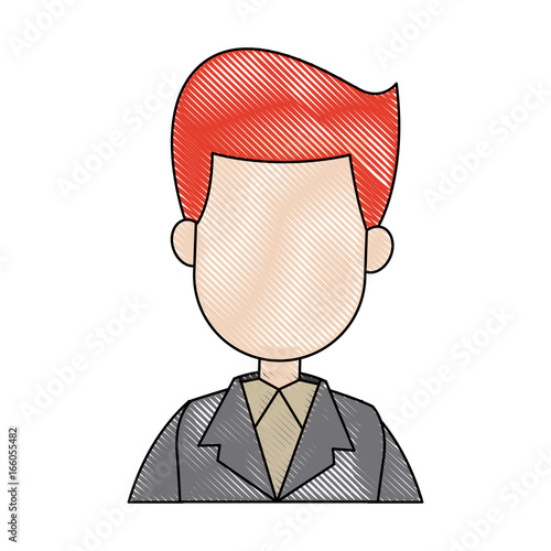businessman in suit business cartoon successful man