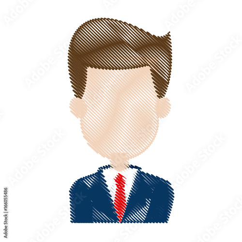 businessman in suit business cartoon successful man