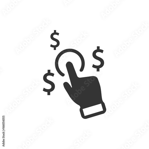 Pay to click icon