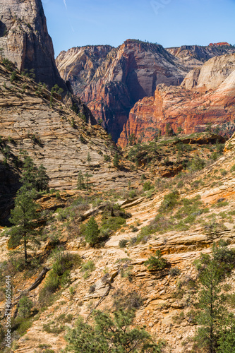 Zion National Park Overlook Trail Canyon