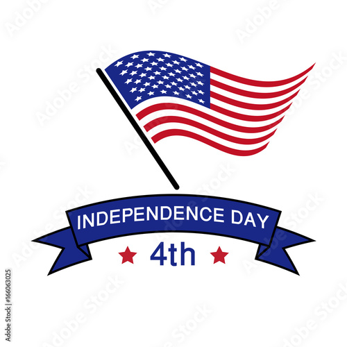 america independence day illustration