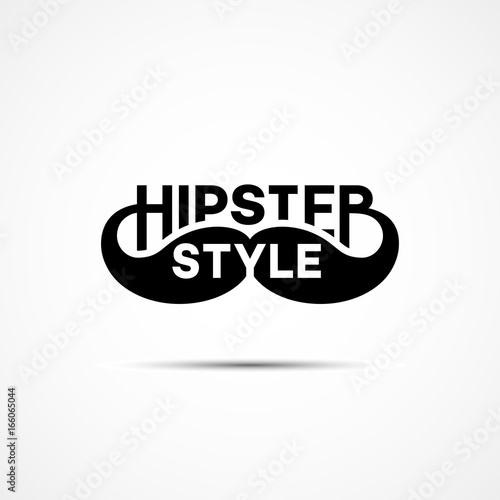 Hipster style logo