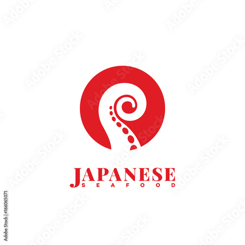 Japanese seafood logo