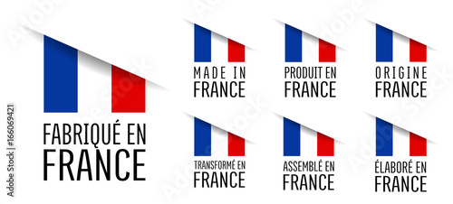 Made in France, fabriqué en France, origine France, élaboré en France, transformé en France, assemblé en France, origine France