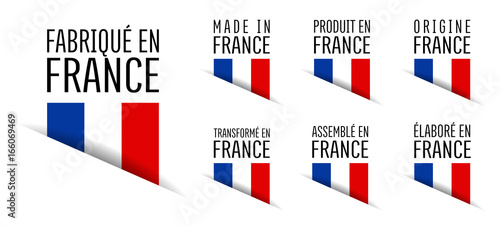 Made in France, fabriqué en France, origine France, élaboré en France, transformé en France, assemblé en France, origine France