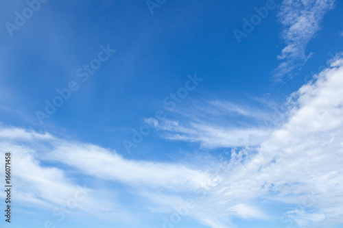 Abstract nature blue sky background