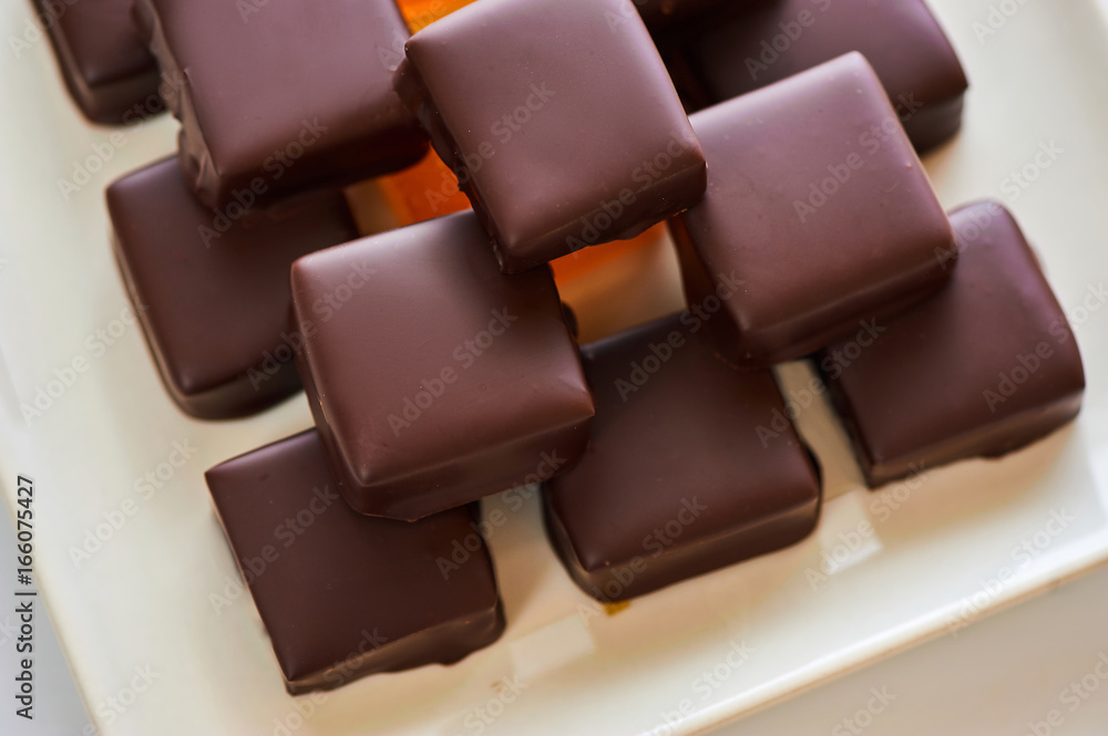 Hand made apricot marmalade in Chocolate Dipped Hand made apricot marmalade in Chocolate Dipped